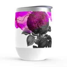 Load image into Gallery viewer, Pink Flower Watercolor Stemless Wine Tumblers