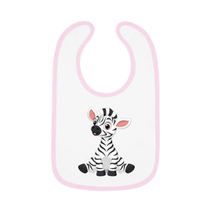 Baby Contrast Trim Jersey Bib