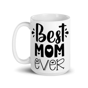 Best Mom White Glossy Ceramic Mug